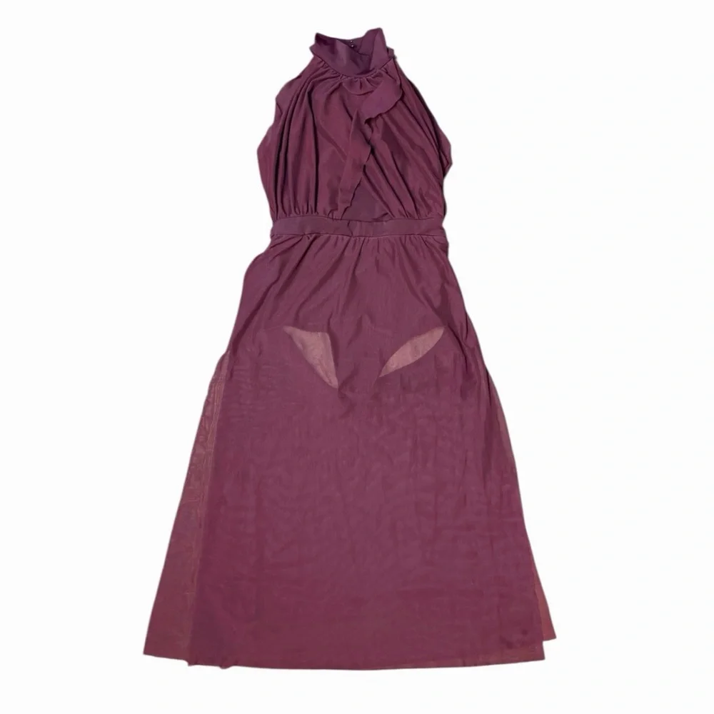 Balera Black Cherry Mesh Maxi Dress LC Contemporary Dance Costume